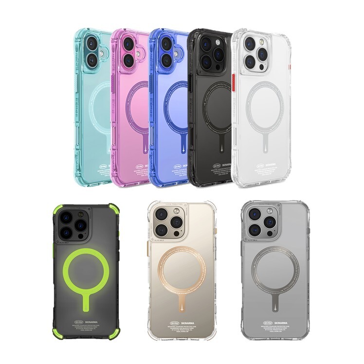 SKINARMA Saido iPhone 16 系列低調風格磁吸防摔手機殼 (附掛繩環)