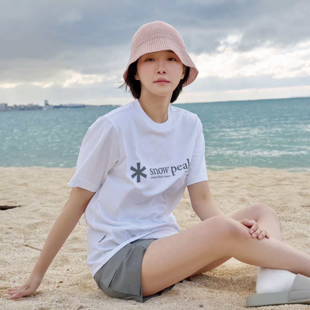 【現貨】snow peak Askin Bog Logo Short Sleeve T-Shirt 男女同款 印花大logo涼感短tee S25MUFTS67