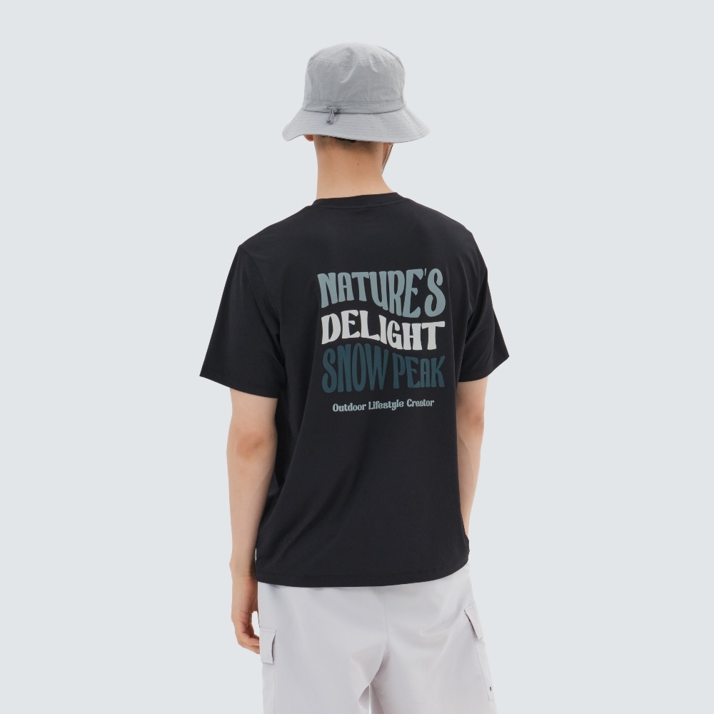 【現貨】snow peak Water Lettering Short Sleeve T-shirt  水波浪字體文字短tee S25MMWSW02