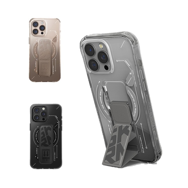 SKINARMA Helio iPhone 16 系列磁吸支架防摔手機殼 (附掛繩環)