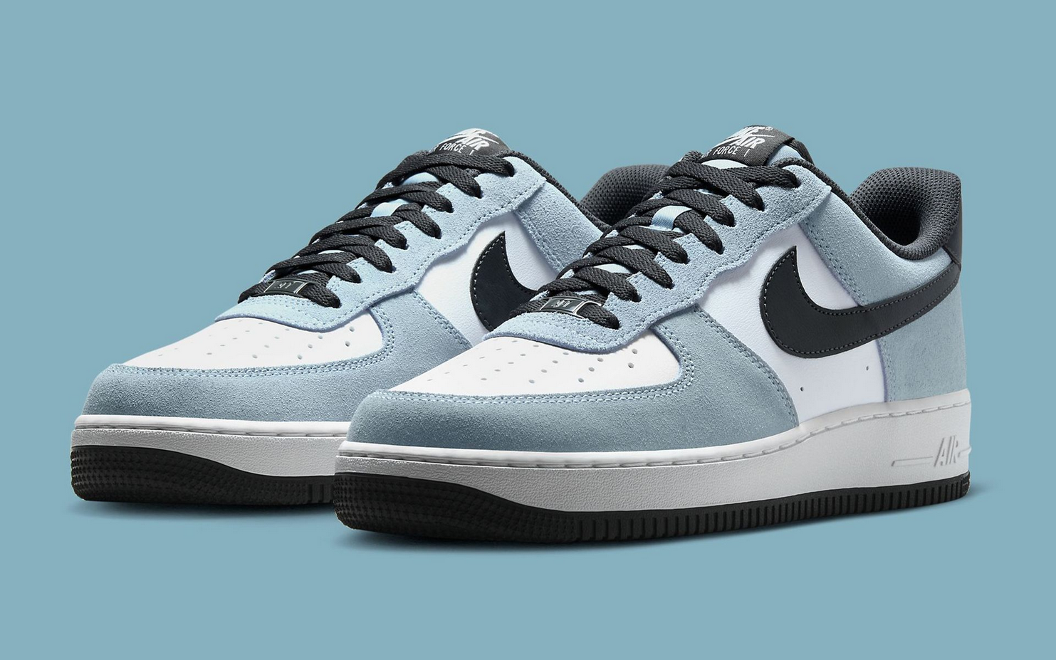 【預訂】NIKE AIR FORCE 1 07 LV8 灰藍黑-MEN