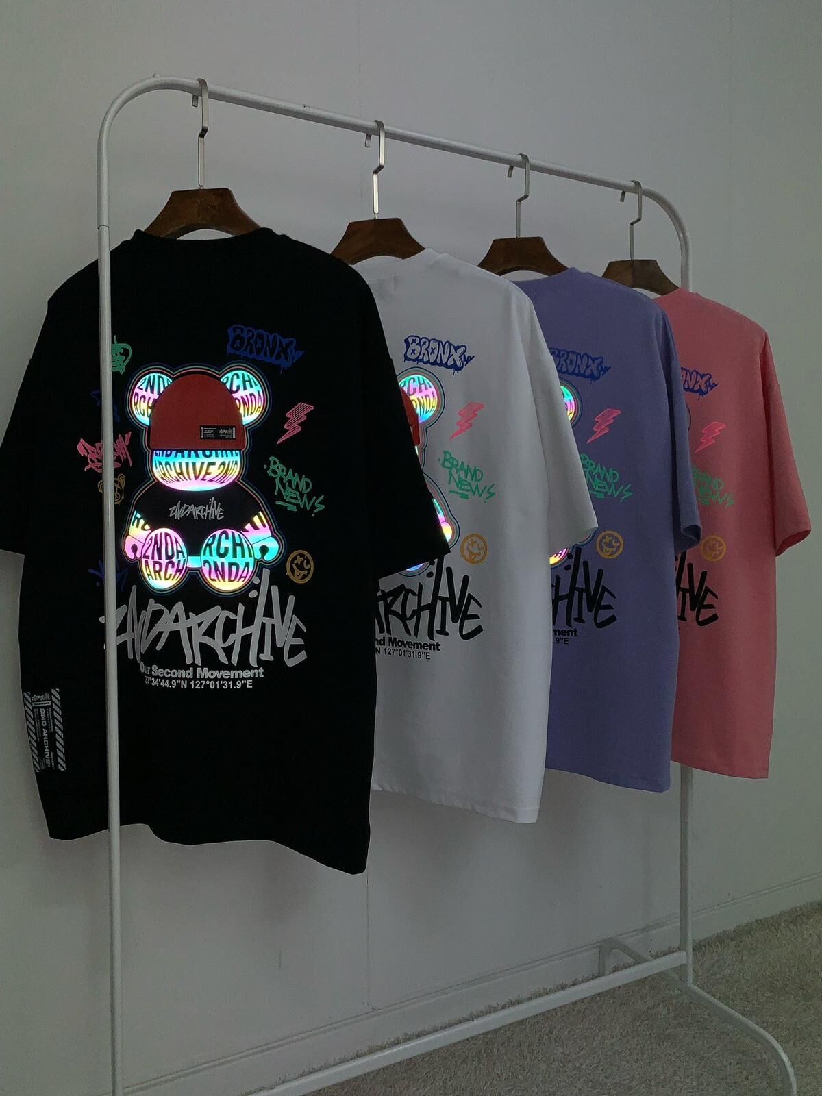 3M熊仔圖案英文字短袖Tee 2nd-257T