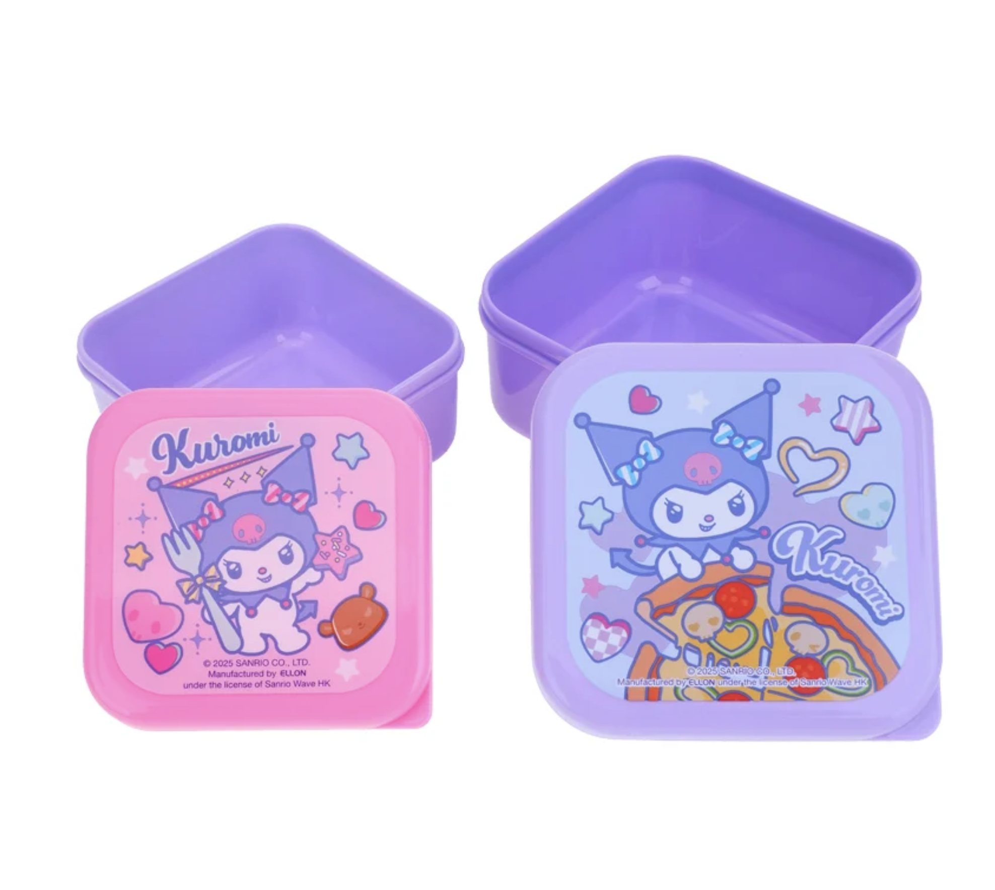 Kuromi 多用途膠盒 2個裝 9-7122-16