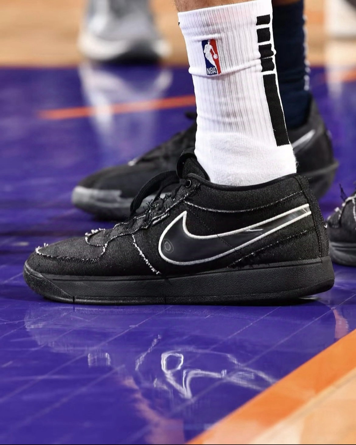 Nike Book 1 LX Black Label 全黑 黑標 牛仔布 刷舊 破壞 明星賽 實戰籃球鞋