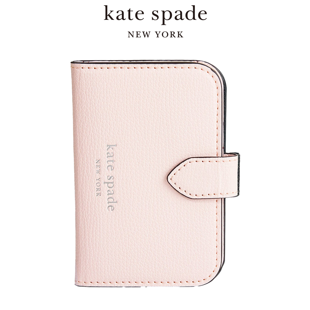 【kate spade】MagSafe磁吸迷你掀蓋包 櫻花粉