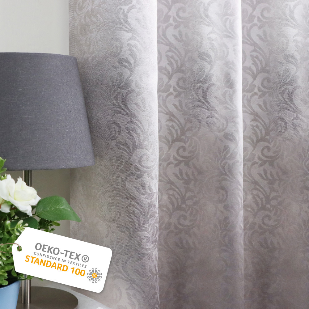 手工製作│遮光窗簾│半窗落地窗│銀采羅曼史│織帶│2尺寸