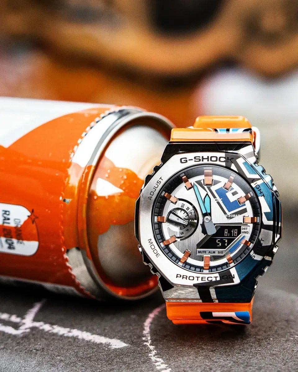 G-SHOCK GM2100SS オレンジ Casio G-Shock Street Spirit GM-2100SS-1A Orange Watch