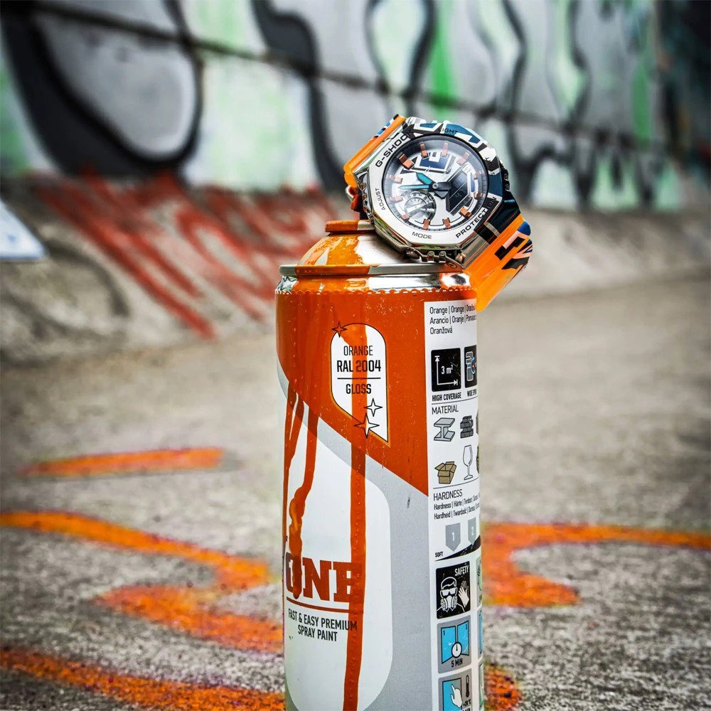 Casio G-Shock Street Spirit GM-2100SS-1A Orange Watch