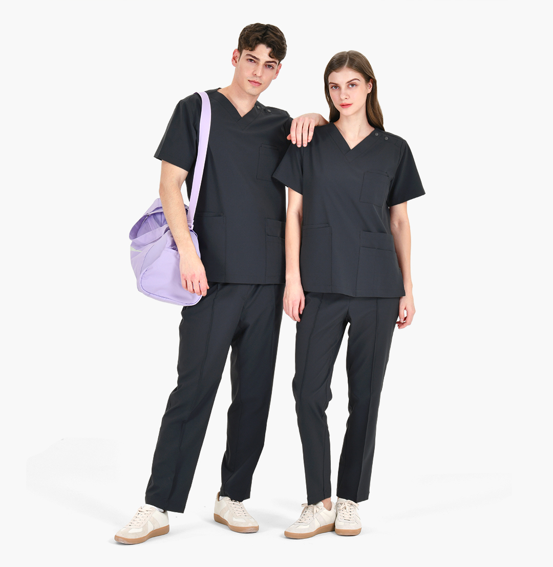 20604 EASYLIGHT 男女通用鬆緊長褲 隕石灰