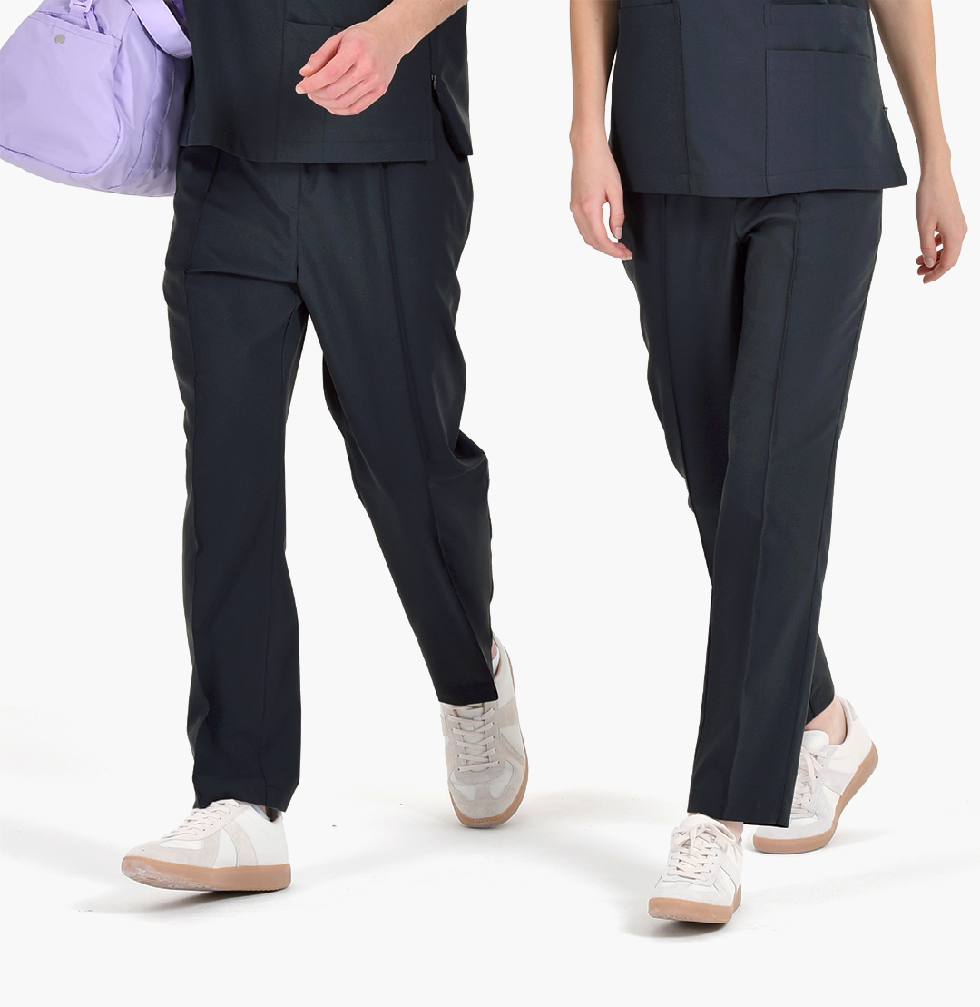 20604 EASYLIGHT 男女通用鬆緊長褲 隕石灰