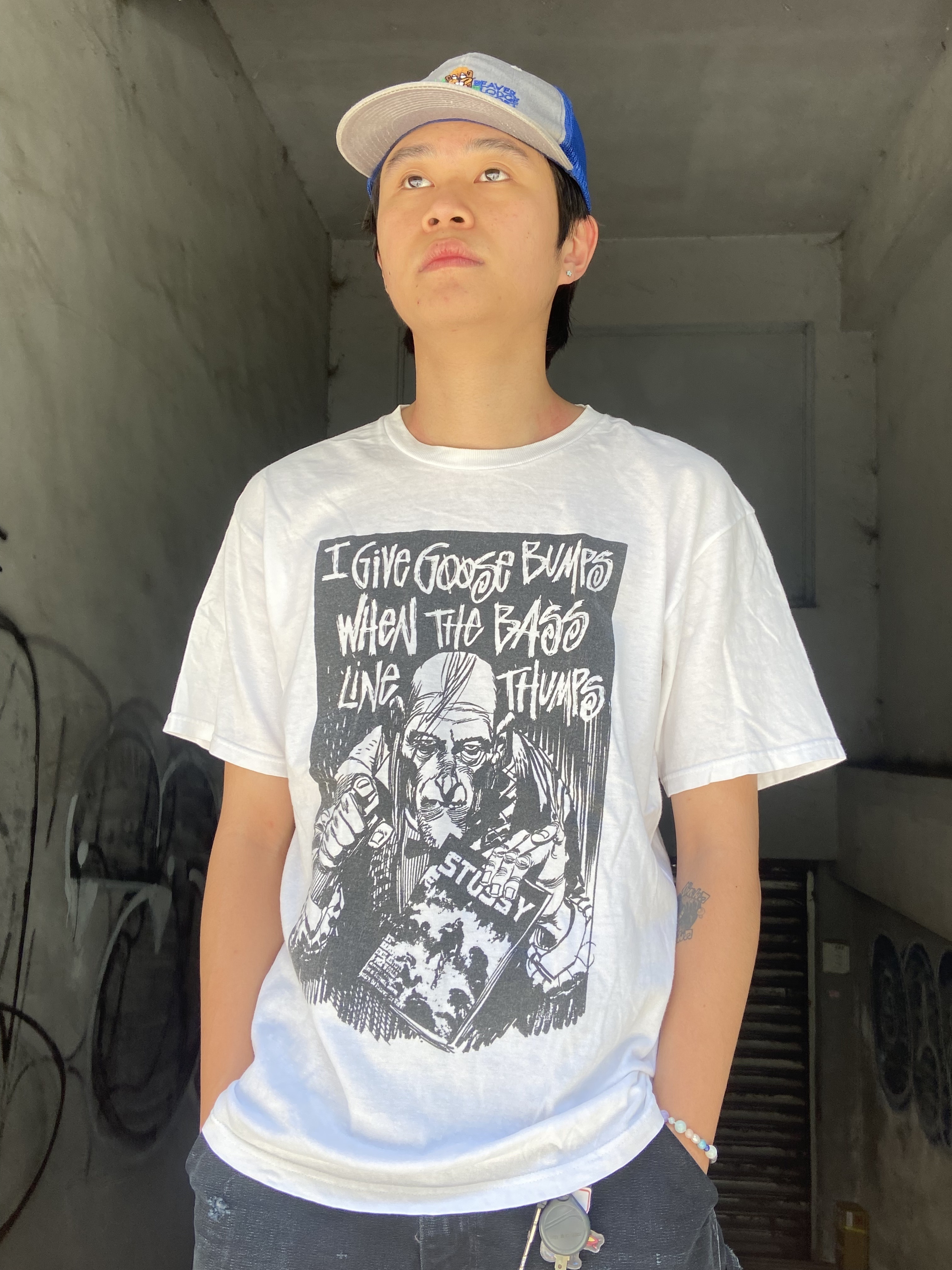 STUSSY × Creepy Magazine Print Tee