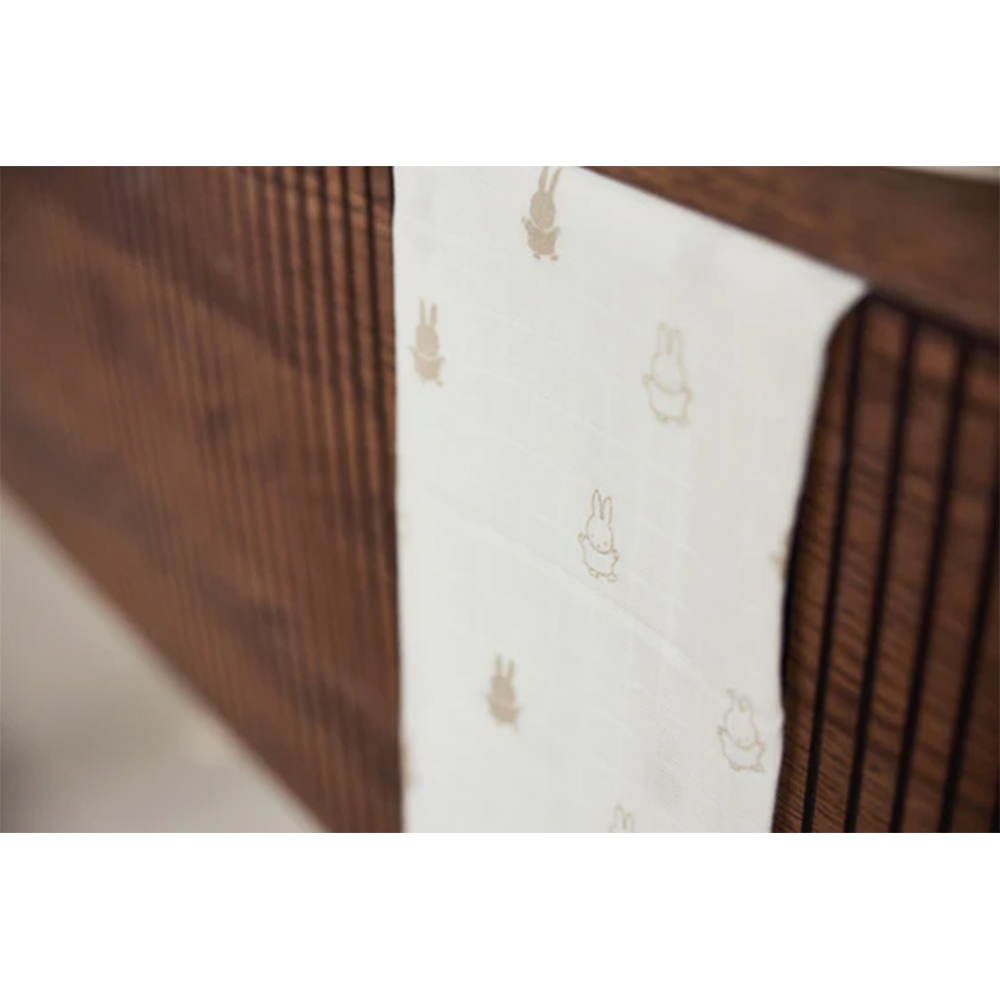 荷蘭Jollein Happy Miffy 包巾-Nougat