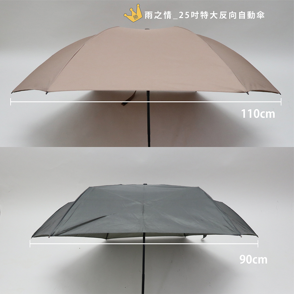 雨之情的傘下直徑優於搭牌雨傘寬大舒適