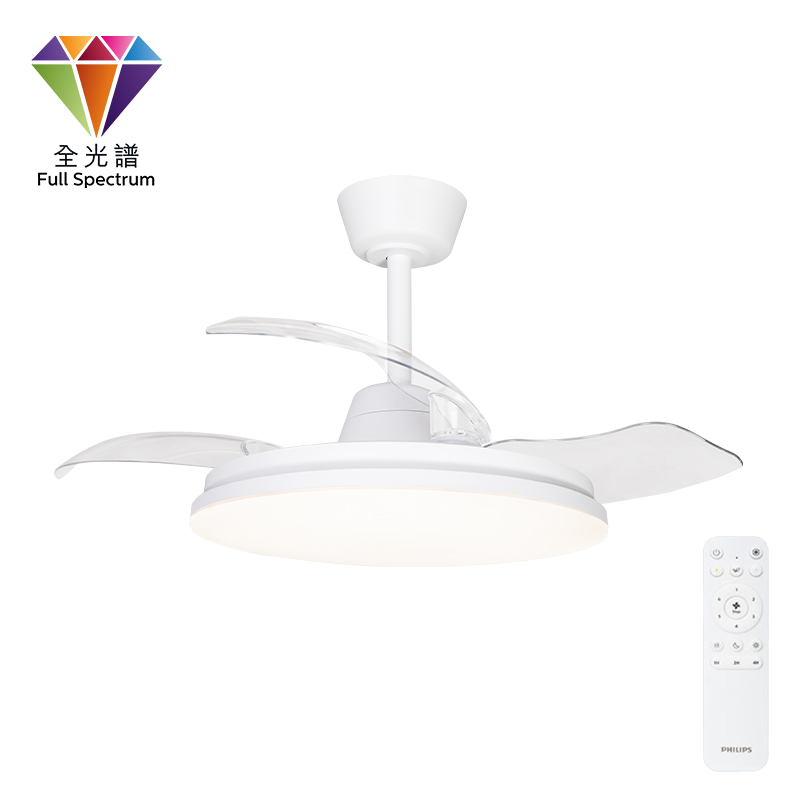FC580 SuperSlim Fan Ceiling (White)
