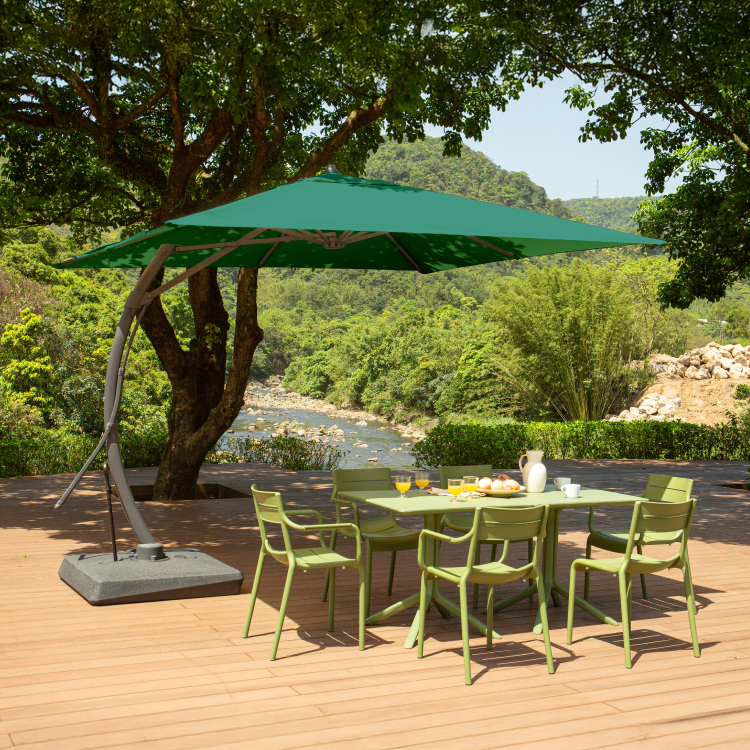 3米移動式方形羅馬傘