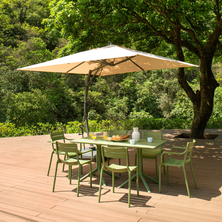 3米移動式方形羅馬傘