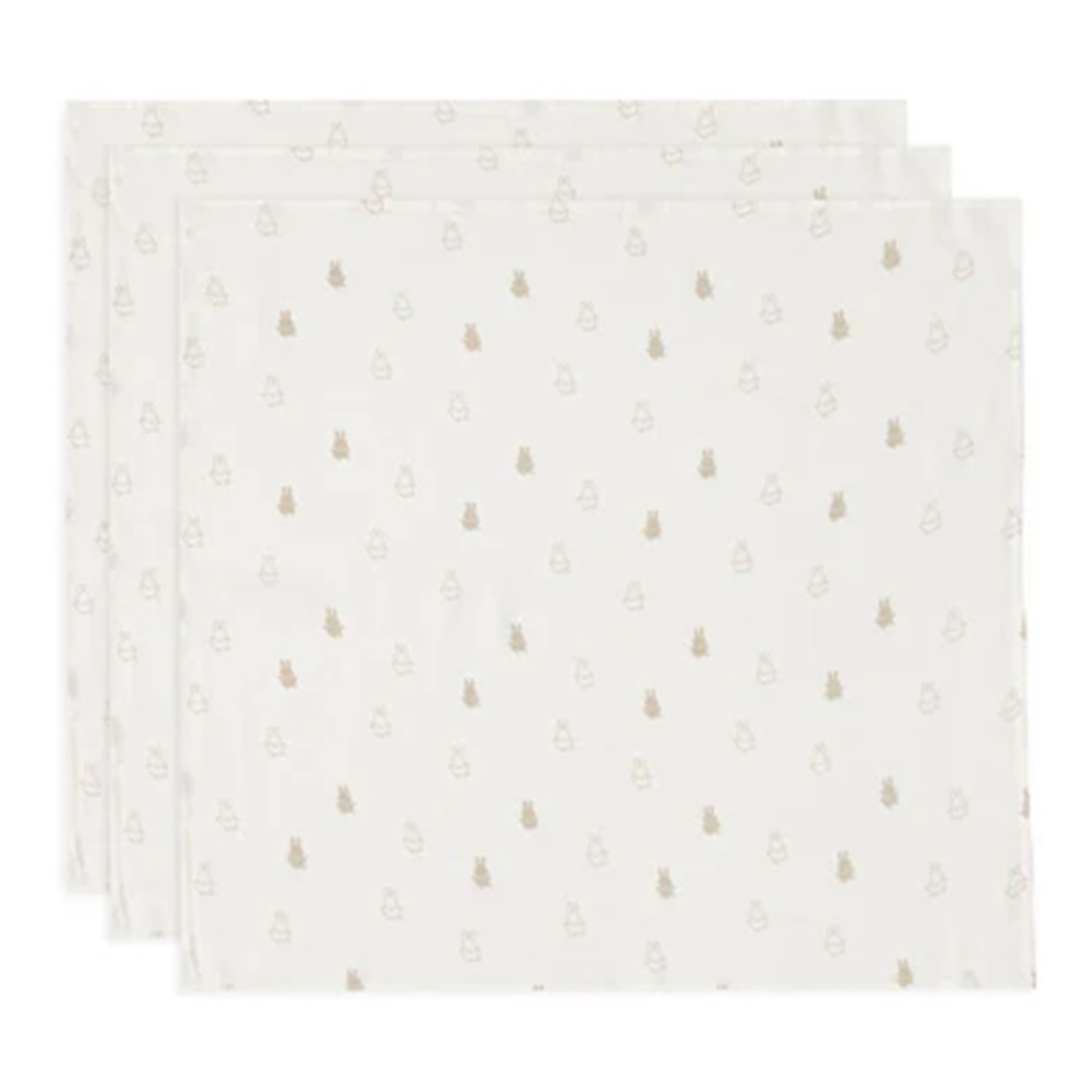 荷蘭Jollein Happy Miffy 紗布巾-Nougat