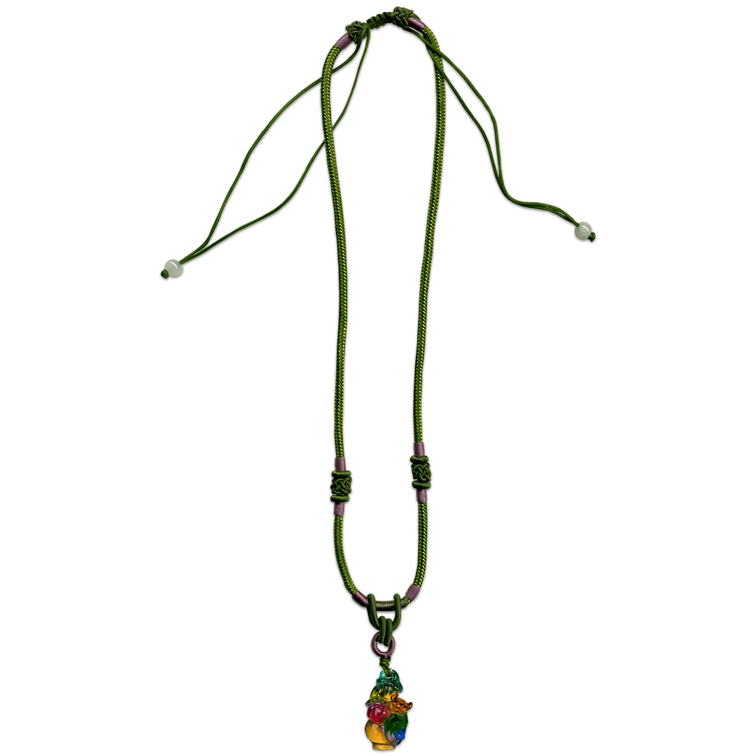 居家開運琉璃項鍊｜福祿壽