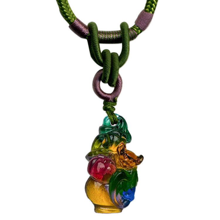 鹿港窯禮品館|居家開運 福祿壽 琉璃項鍊