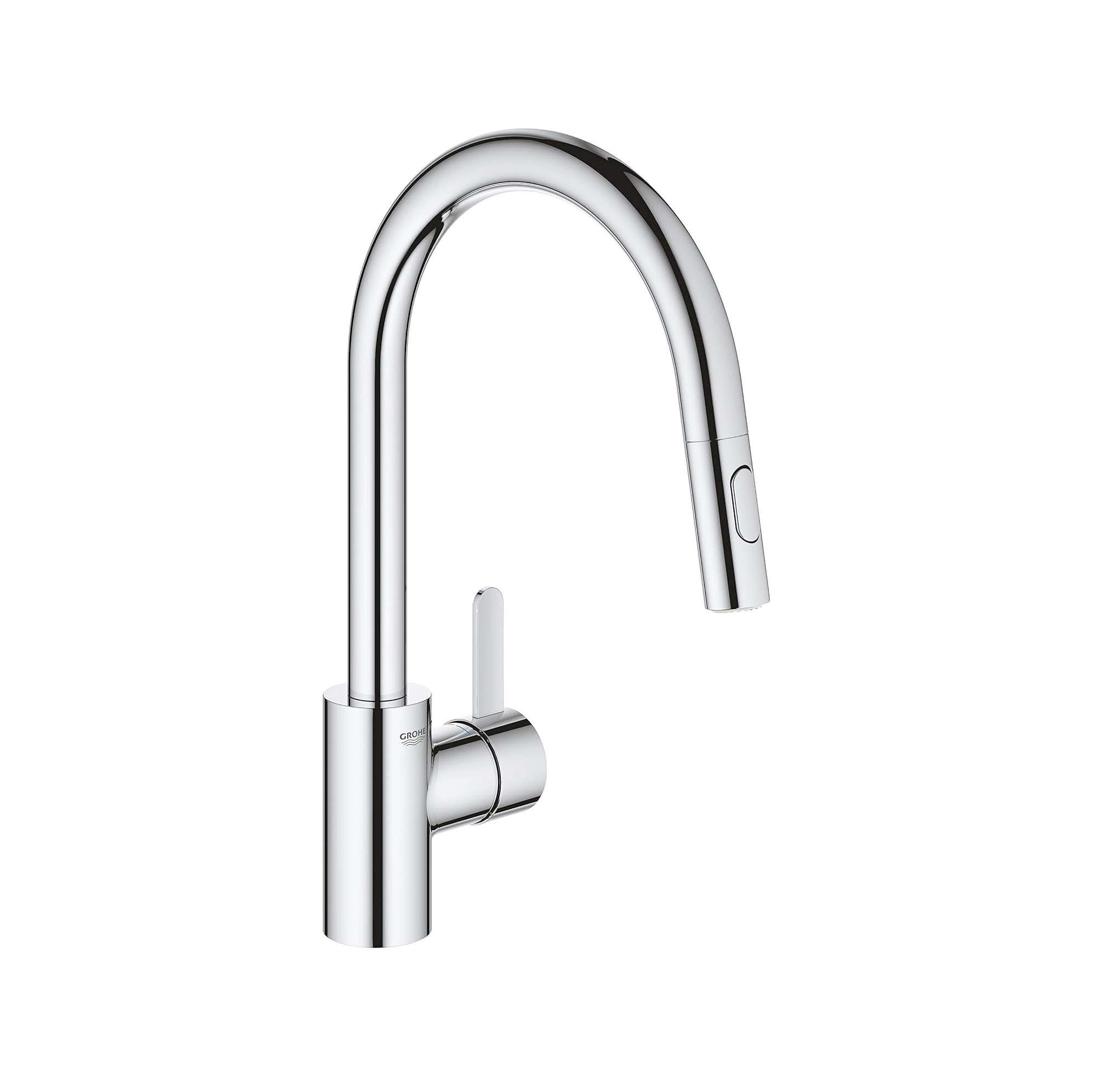 GROHE｜Eurosmart Cosmo廚房伸縮切換龍頭（鉻色）1000534