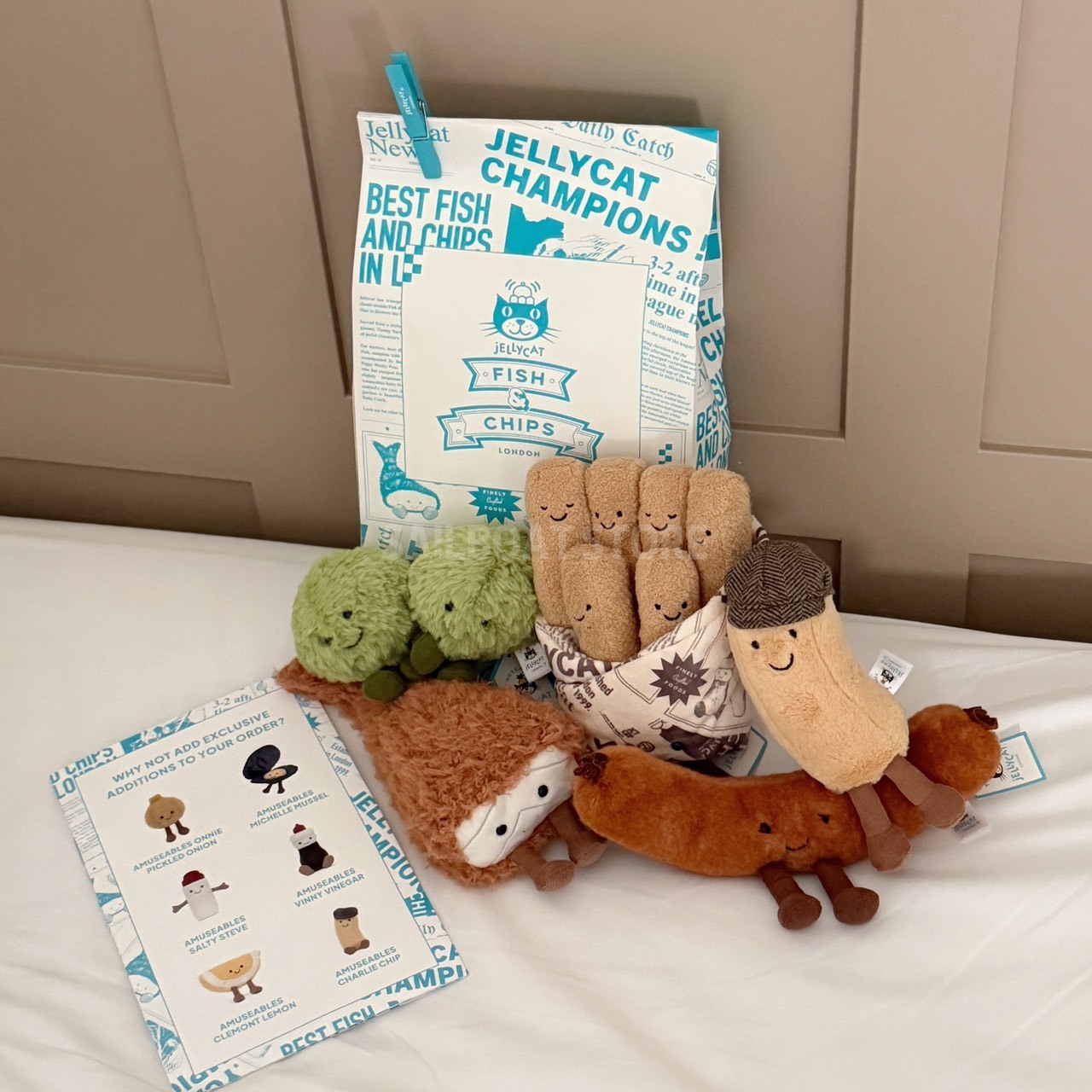 #現貨供應 🇬🇧倫敦限定 Jellycat Fish & Chips 系列 娃娃