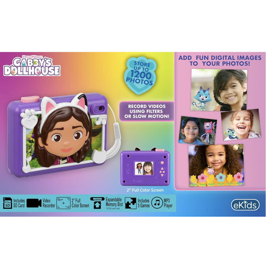美國 Gabby's Dollhouse 兒童數位相機