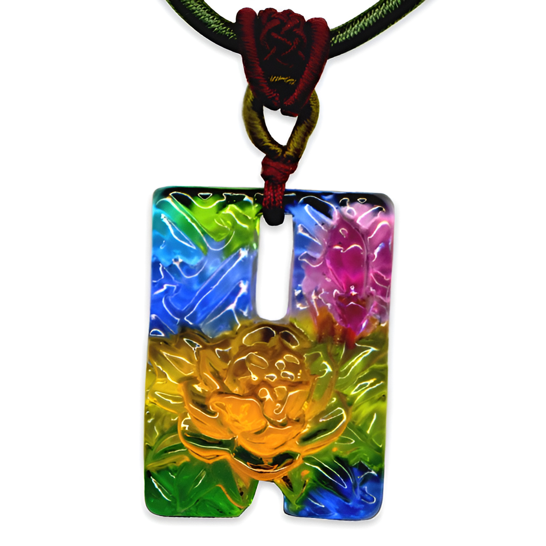 居家開運｜花開富貴 琉璃項鍊