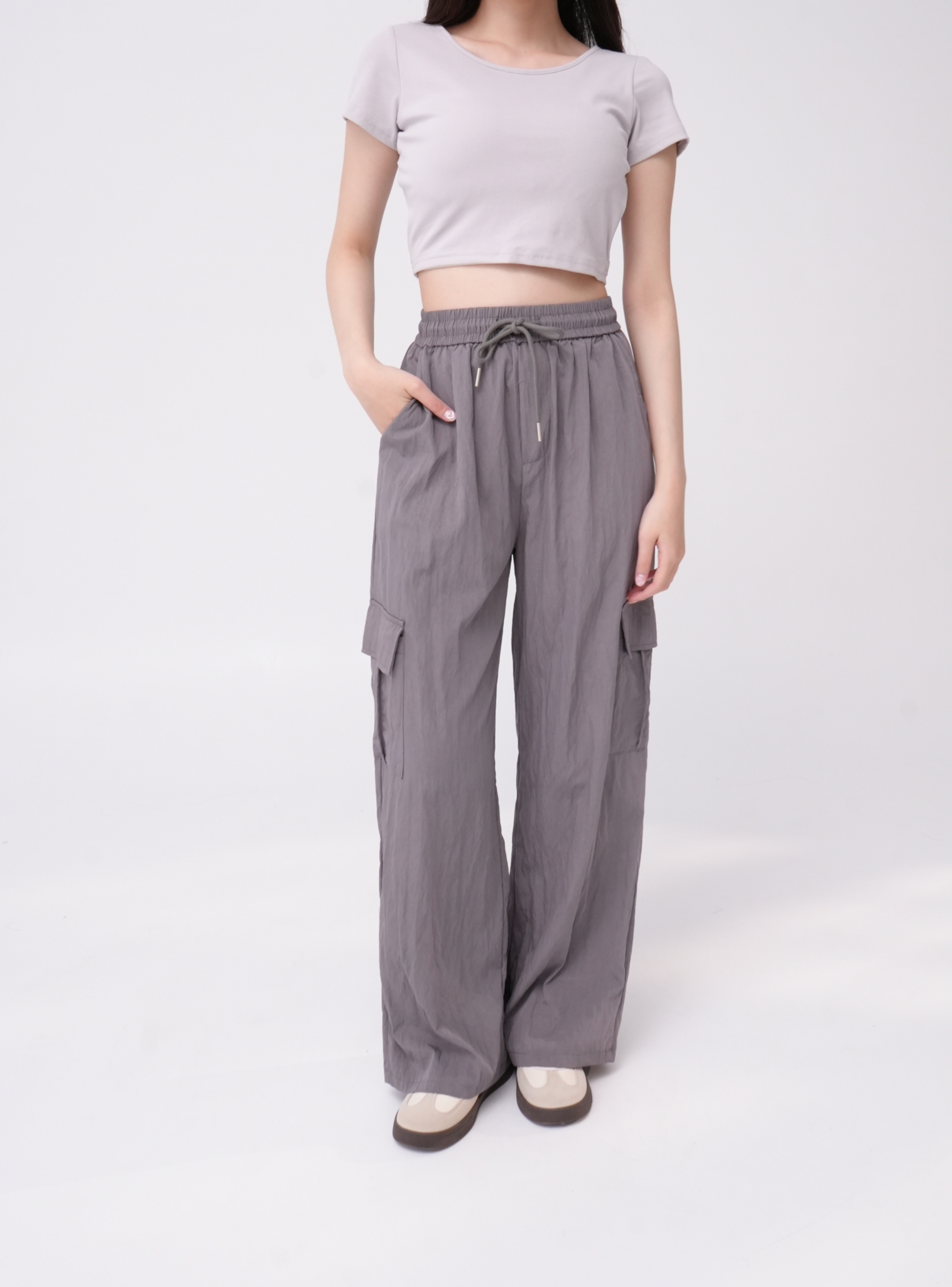 法朵Fado shop｜口袋工裝抽繩褲 273C056