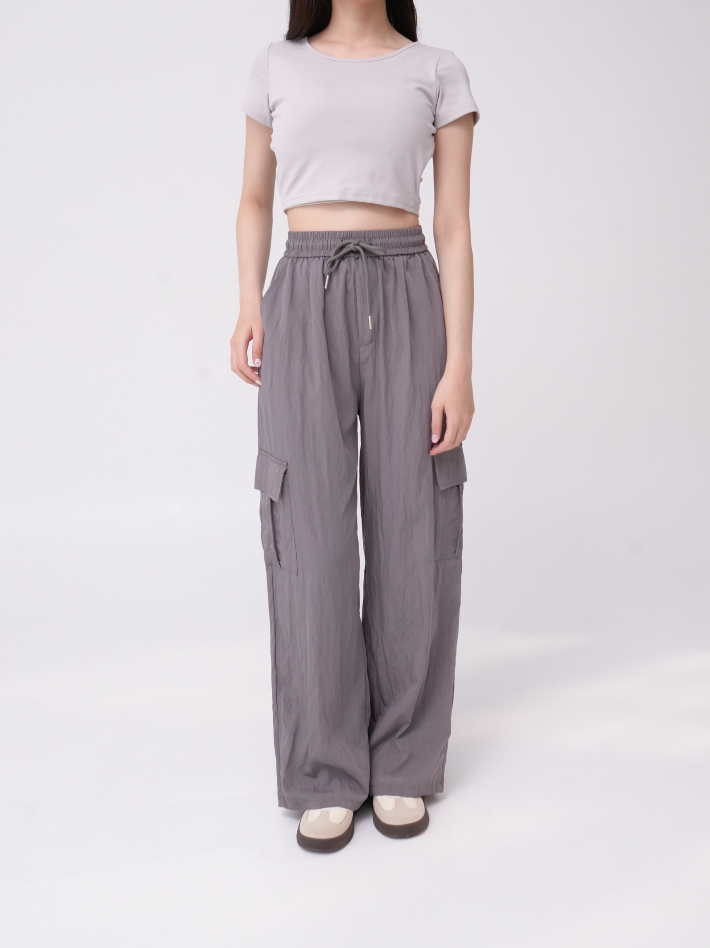 法朵Fado shop｜口袋工裝抽繩褲 273C056