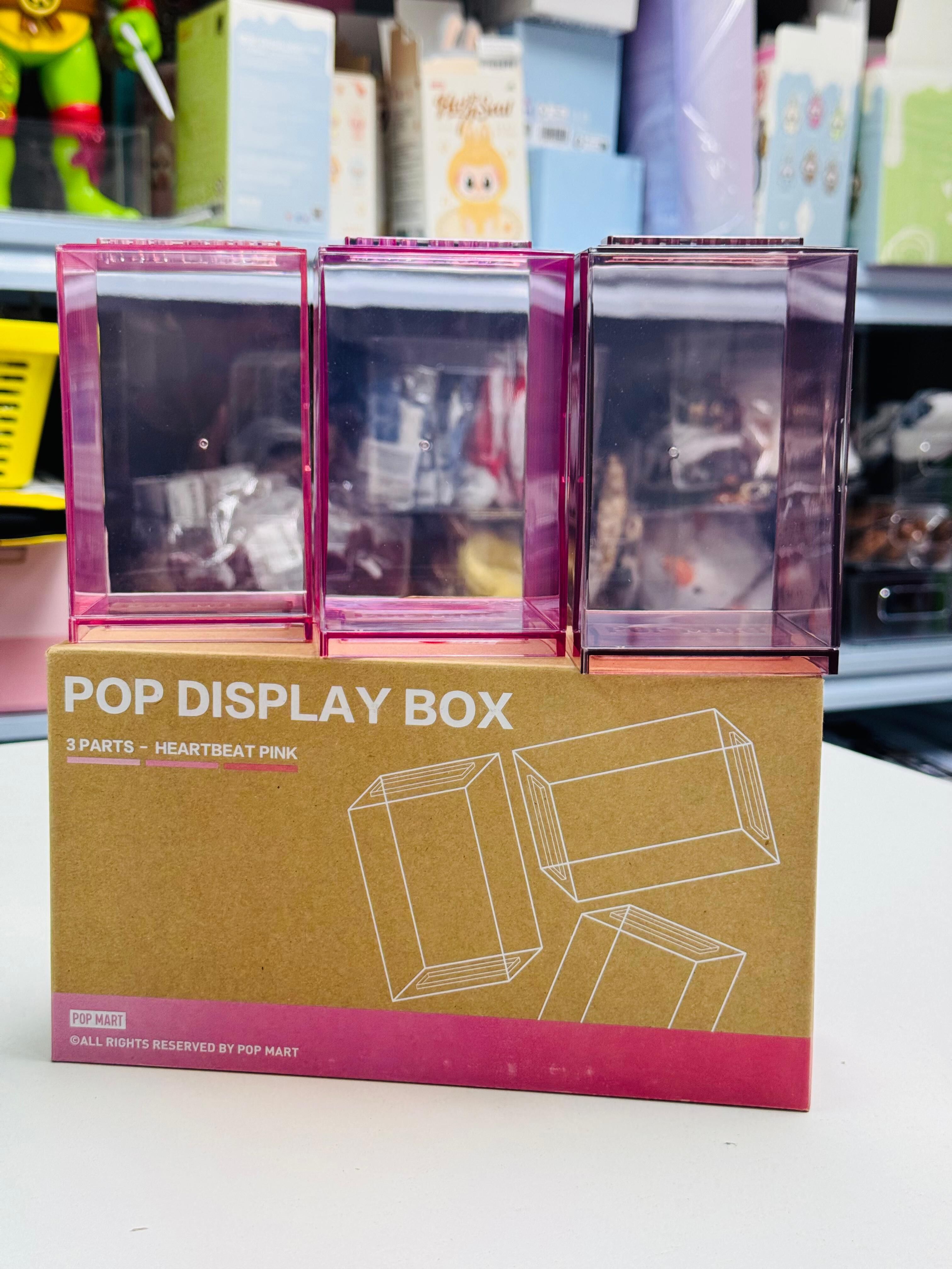 POPMART Show case 透明盒(漸變粉)