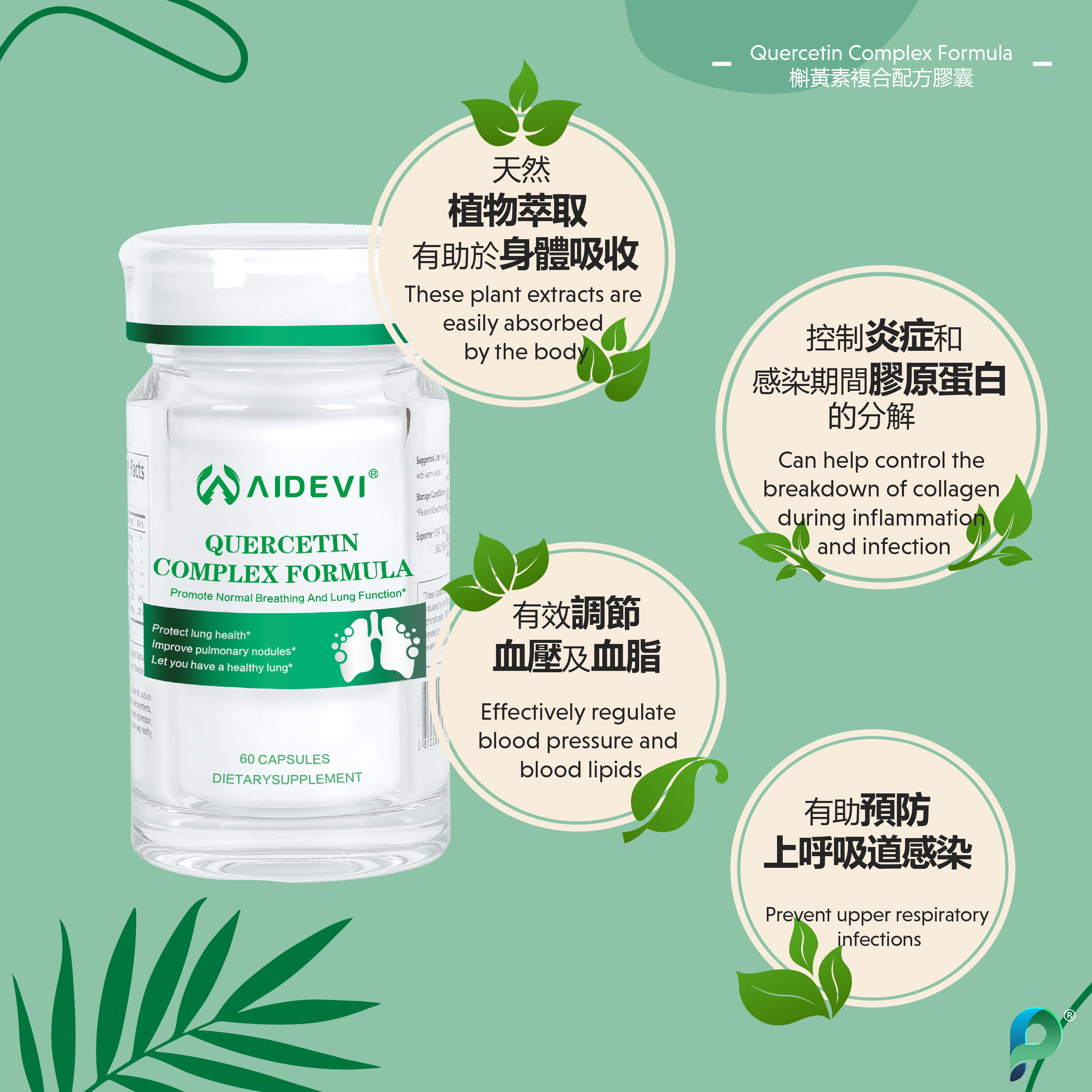 AIDEVI®槲黃素複合配方膠囊