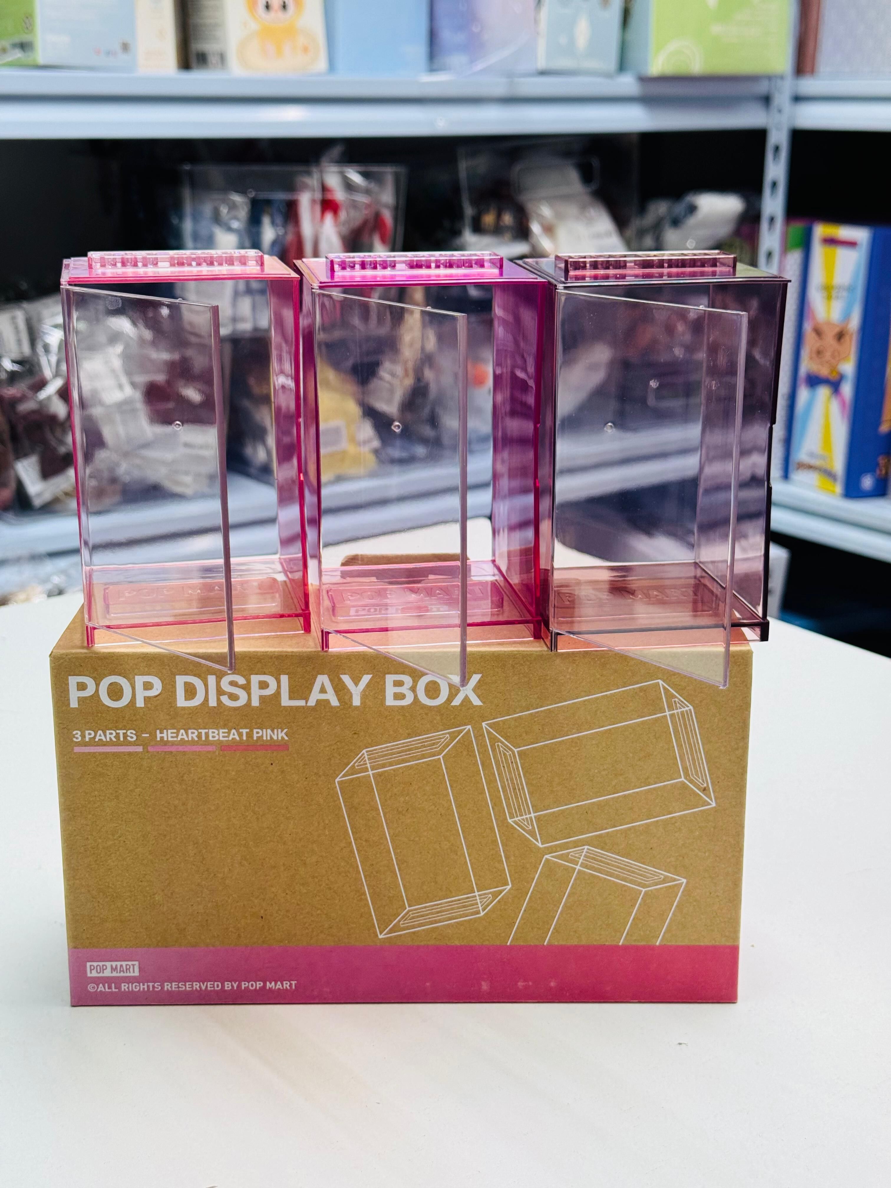 POPMART Show case 透明盒(漸變粉)