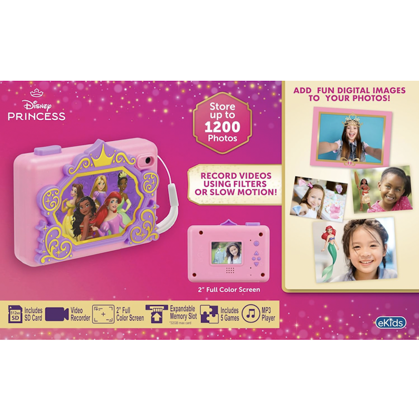 美國 Disney Princess 兒童數位相機