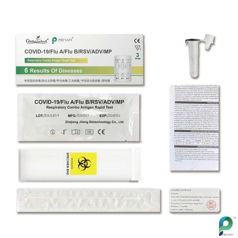 Global select X Prosafe六合一快測試劑盒
