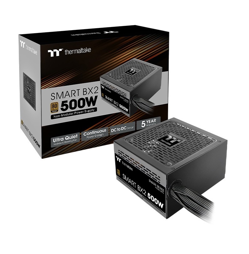 米特3C數位–曜越 Smart BX2 500W 電源供應器銅牌 台灣限定/PS-SPD-0500NNFABT-T