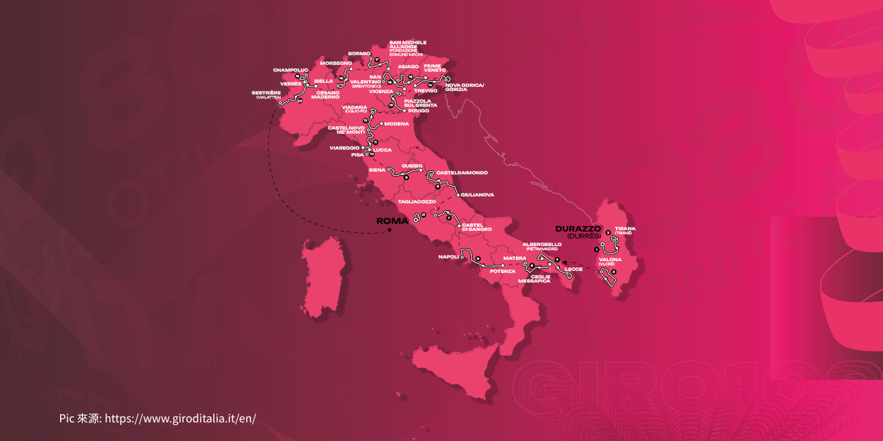Giro 2025 賽程總覽21 站路線解析＋GC 決戰節奏一次看懂