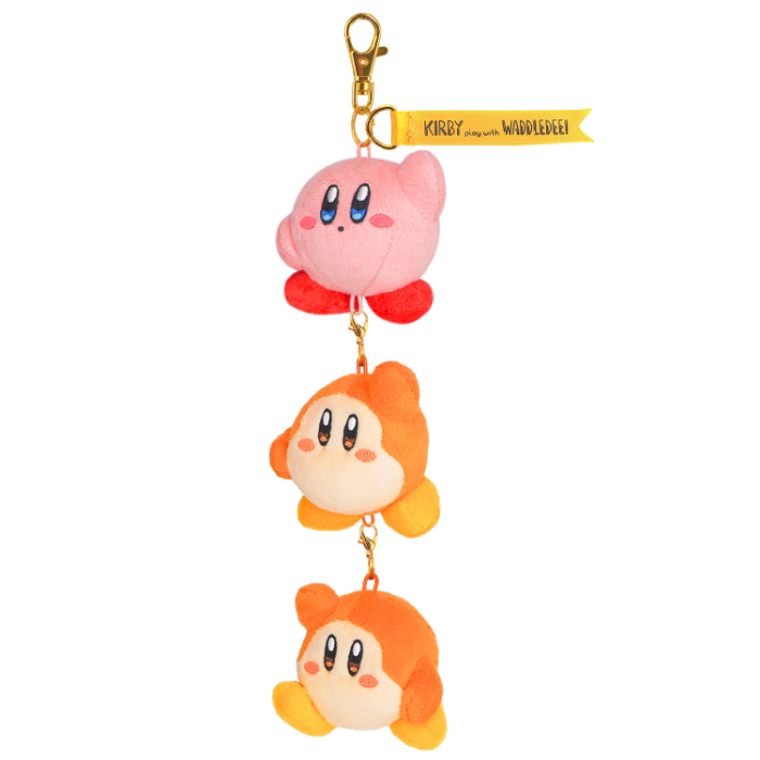 「KIRBY play with WADDLE DEE」串串卡比瓦豆玩偶吊飾