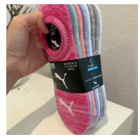 [S] PUMA MULTI 1527686 LADIE'S SNEAKER LINER SOCKS, 888822107998 (SZZ596)