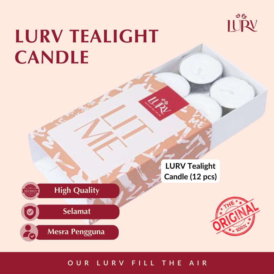 馬來西亞 LURV TEALIGHT CANDLE 12pc 香氛蠟燭 (AT5 560)