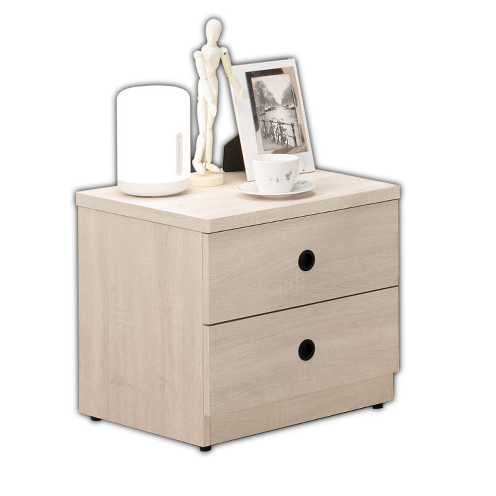 傑洛1.6尺床頭櫃/二抽收納櫃/置物櫃