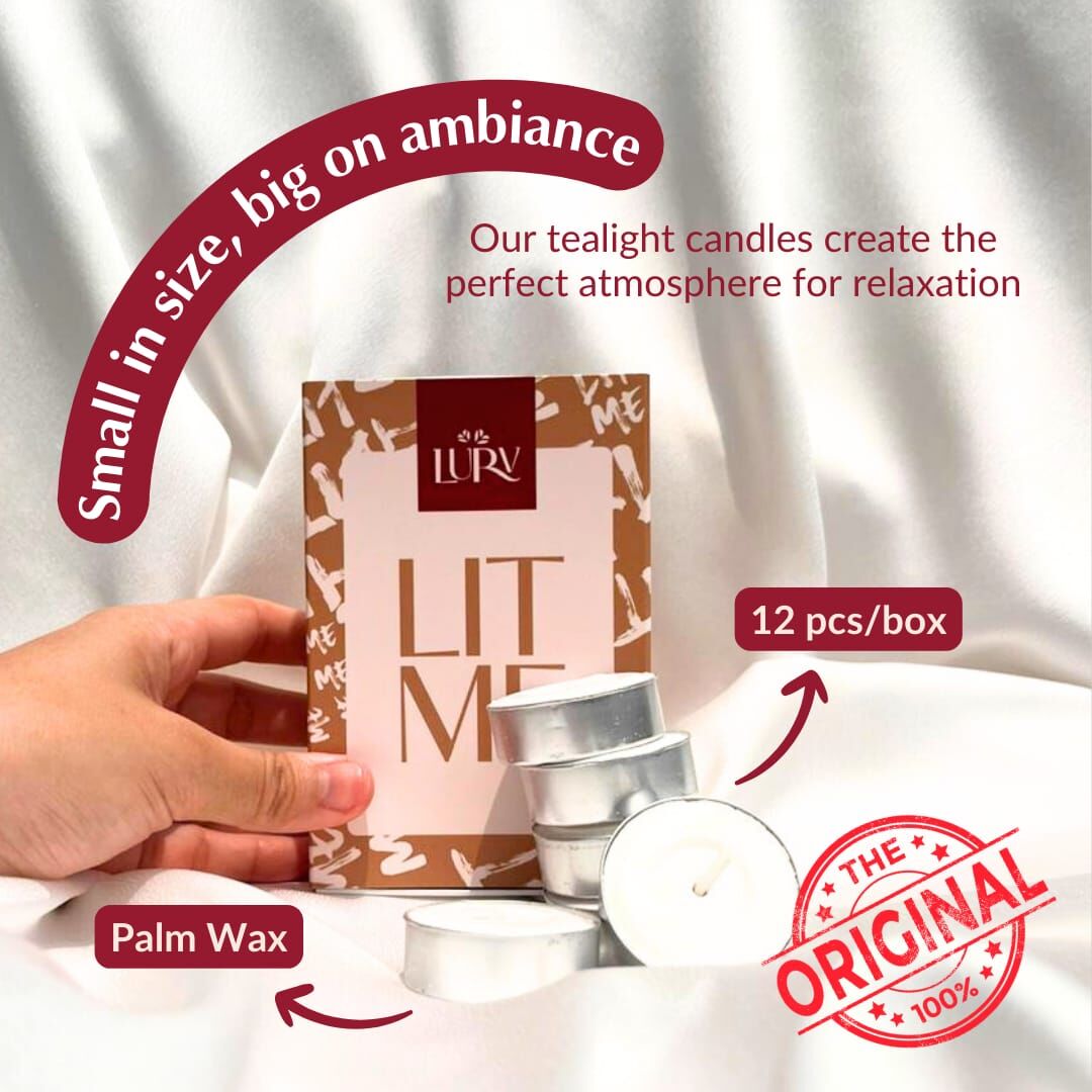 馬來西亞 LURV TEALIGHT CANDLE 12pc 香氛蠟燭 (AT5 560)
