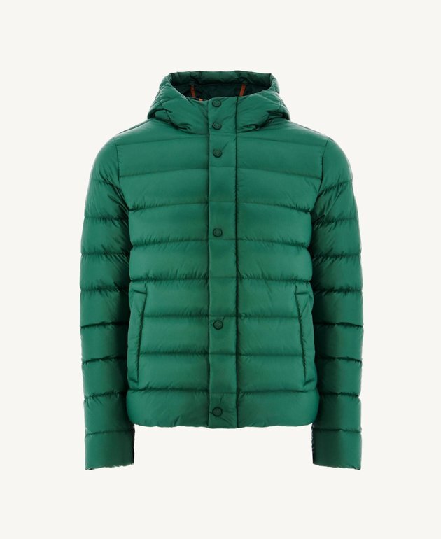 【JOTT】JOR連帽鈕扣羽絨外套(森林綠)