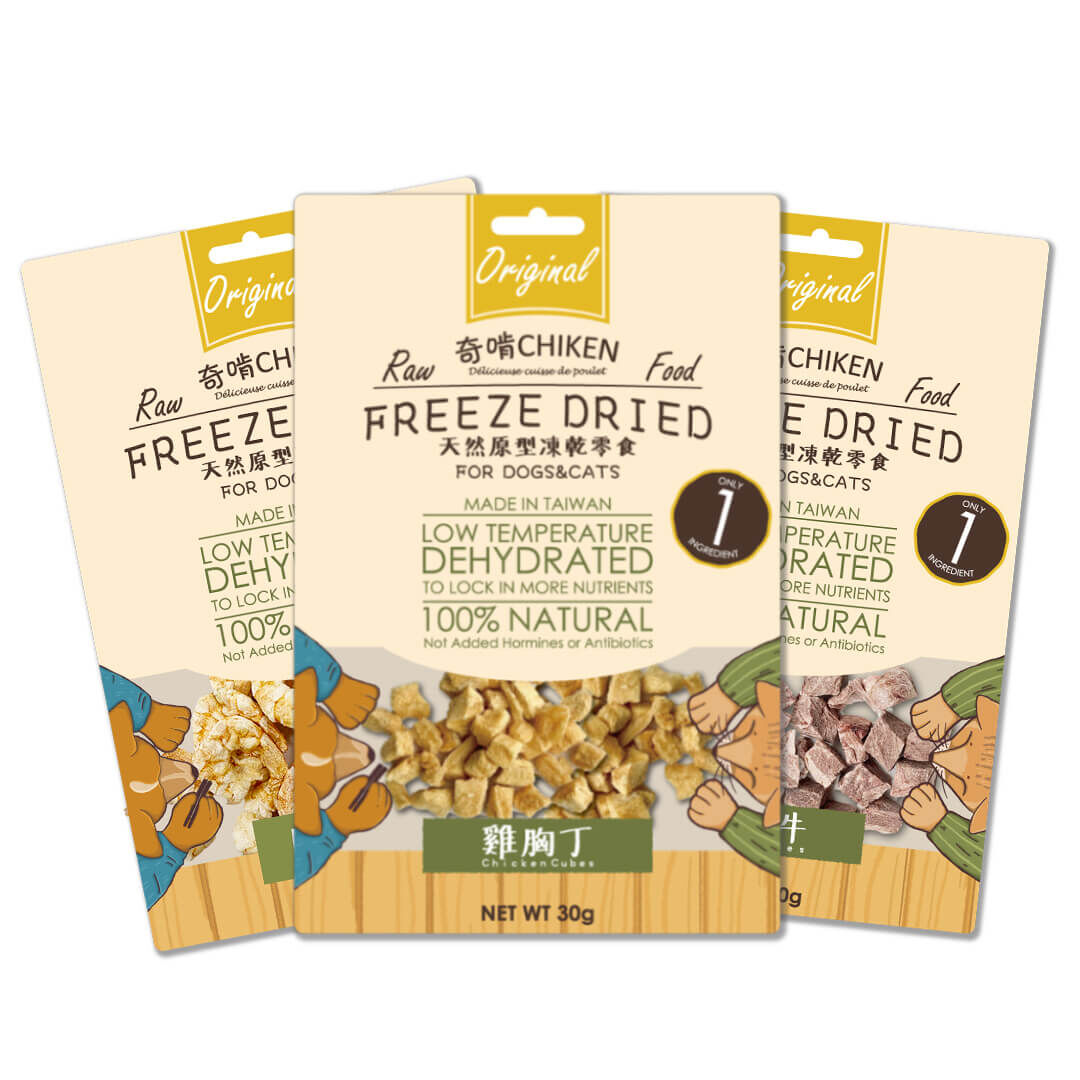 原肉犬貓凍乾 | 奇啃 CHIKEN