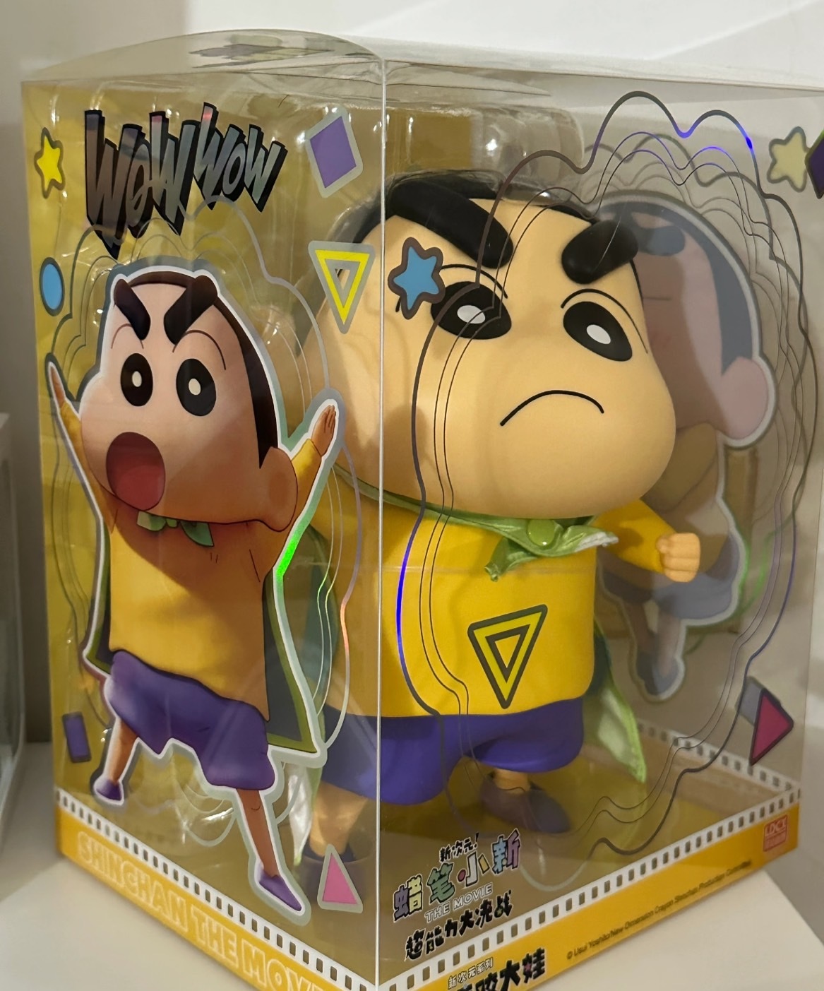 蠟筆小新角色 新次元披風搪膠大娃 比例手辦