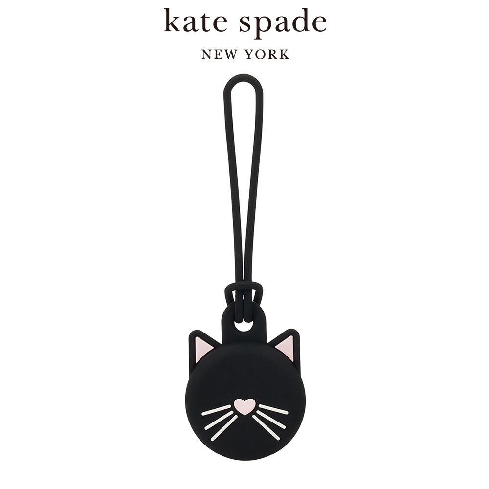 【kate spade】AirTag 保護套 俏皮黑貓