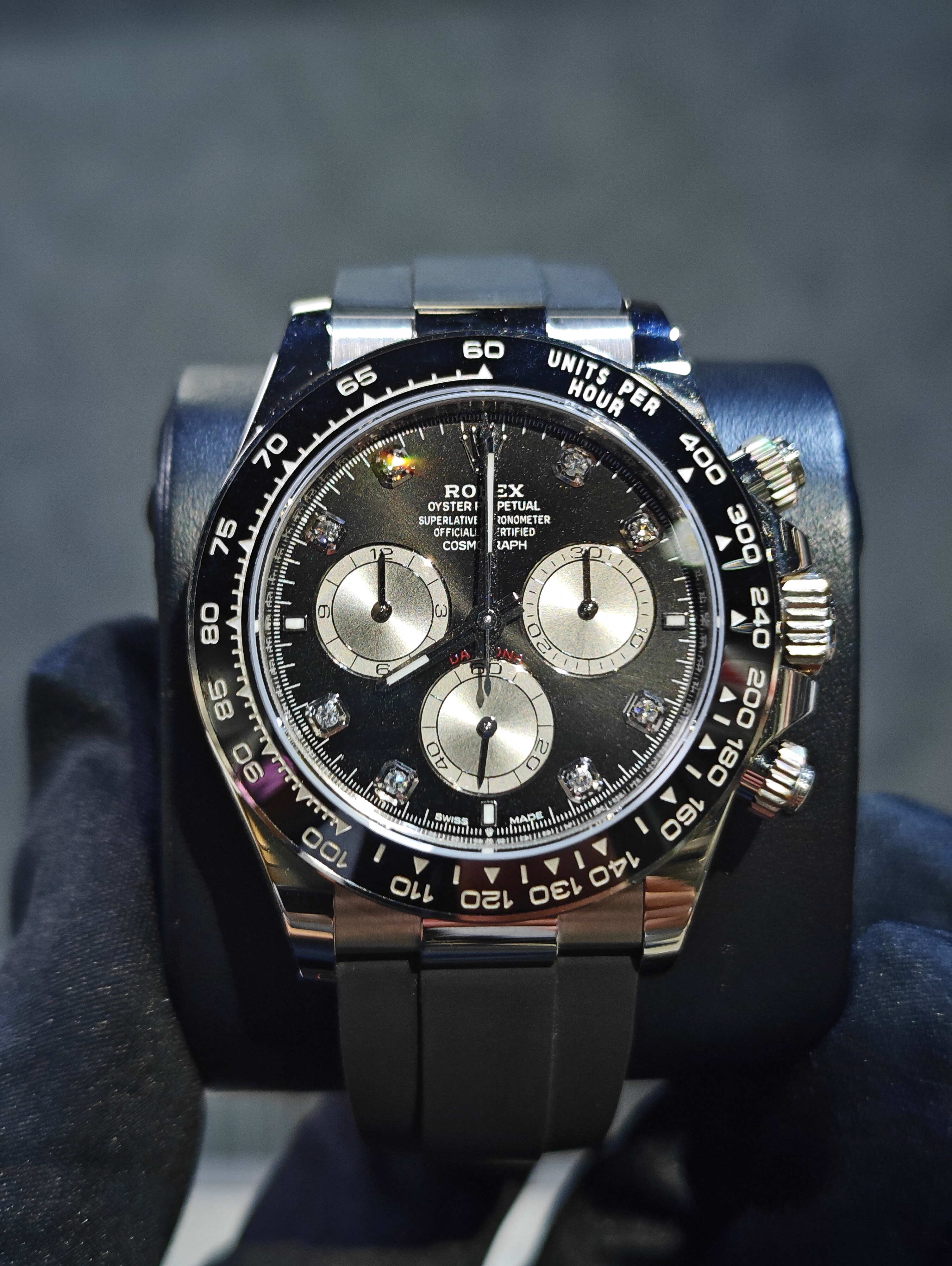126519ln | ROLEX DAYTON BLACK DIAL WITH DIAMOND