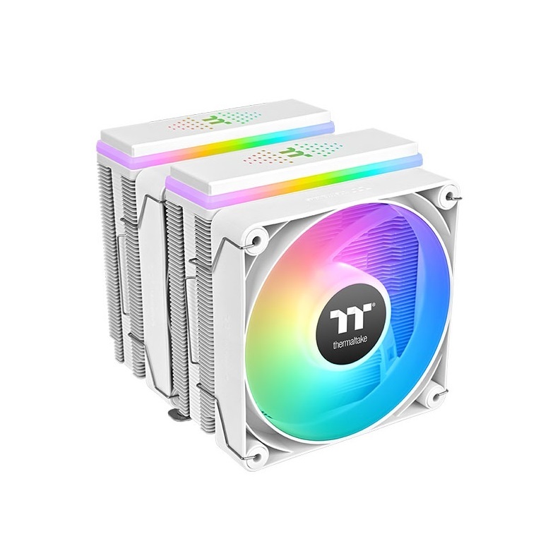 米特3C數位–曜越 ASTRIA 600 ARGB Sync 白色雙塔雙風扇/CL-P139-CA12SW-A