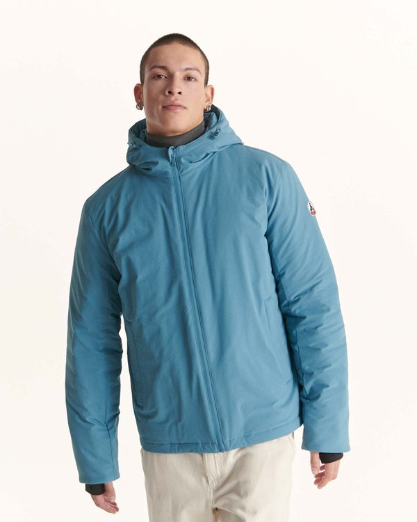 【JOTT】ARC彈力布料羽絨外套(藍)