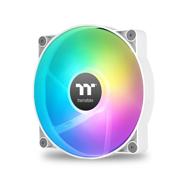 米特3C數位–Thermaltake 曜越 CT200 ARGB 正轉 模組化線材設計 (單入)散熱風扇 黑色/白色