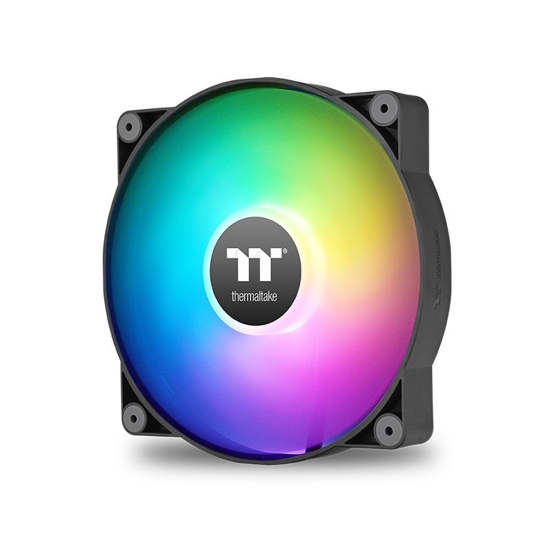 米特3C數位–Thermaltake 曜越 CT200 ARGB 正轉 模組化線材設計 (單入)散熱風扇 黑色/白色